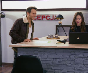 Barwy szczęścia, odc. 2036. Regina (Kamila Kamińska), Franek (Mateusz Banasiuk)