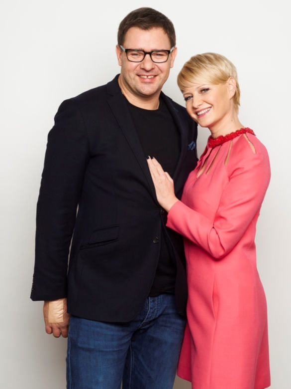 Rodzinka.pl 6 sezon. Natalia (Małgorzata Kożuchowska), Ludwik (Tomasz Karolak)