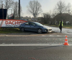 Zderzenie w Kałdunach.