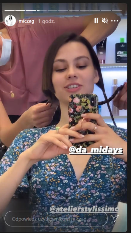 Pola Gonciarz (Blanka z Na dobre i na złe) pokazała na Instagramie jak obcięła włosy