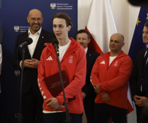 Kacper Tomasiak, Władimir Semirunnij i inni na spotkaniu u Ministra Sportu