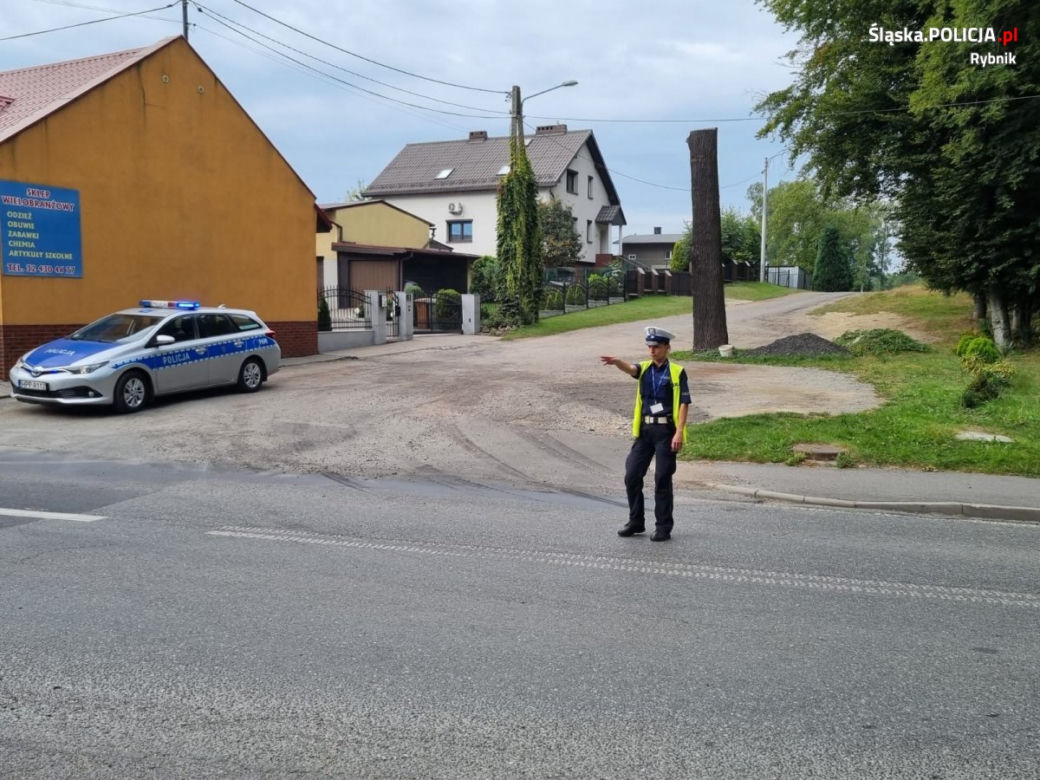 Wypadek w Świerklanach