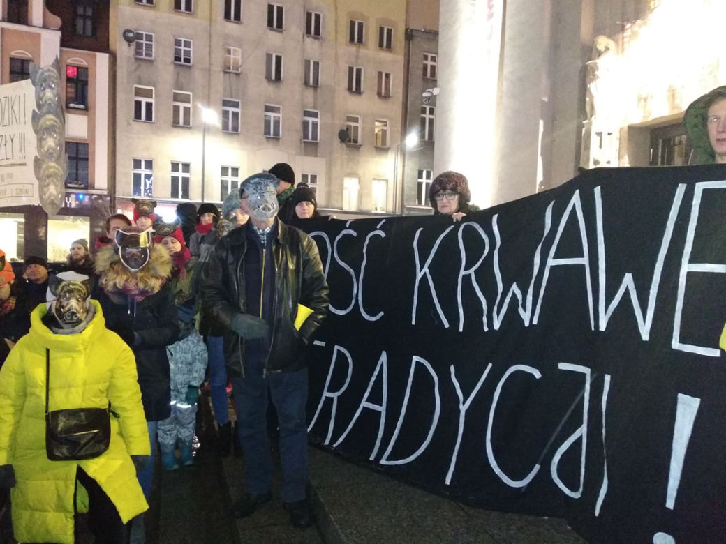 Protest w Katowicach