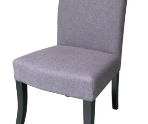 Eleganckie krzesło tapicerowane stylizowane