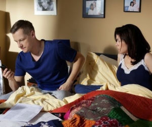 M jak miłość odc. 1238. Piotrek Zduński (Marcin Mroczek), Kinga (Katarzyna Cichopek)
