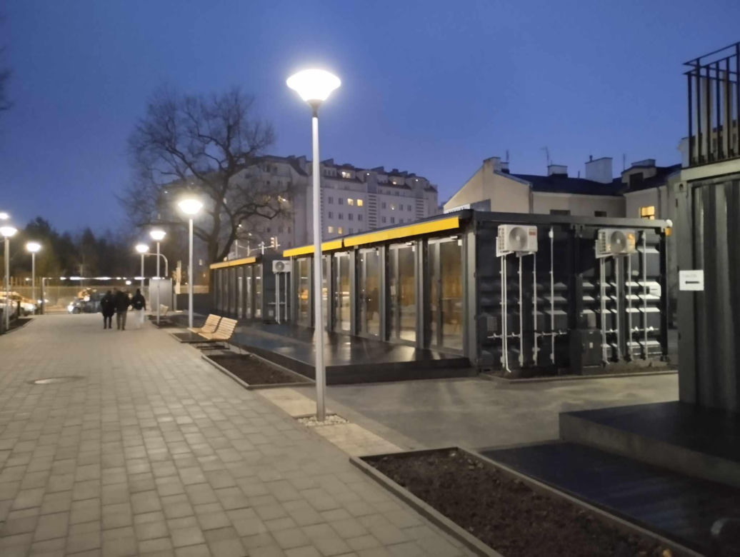 Centrum Lokalne Kamionek w Warszawie w miejscu dawnego bazaru Rogatka