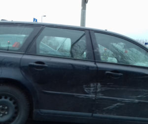 Wypadek na ul. Tischnera w Krakowie