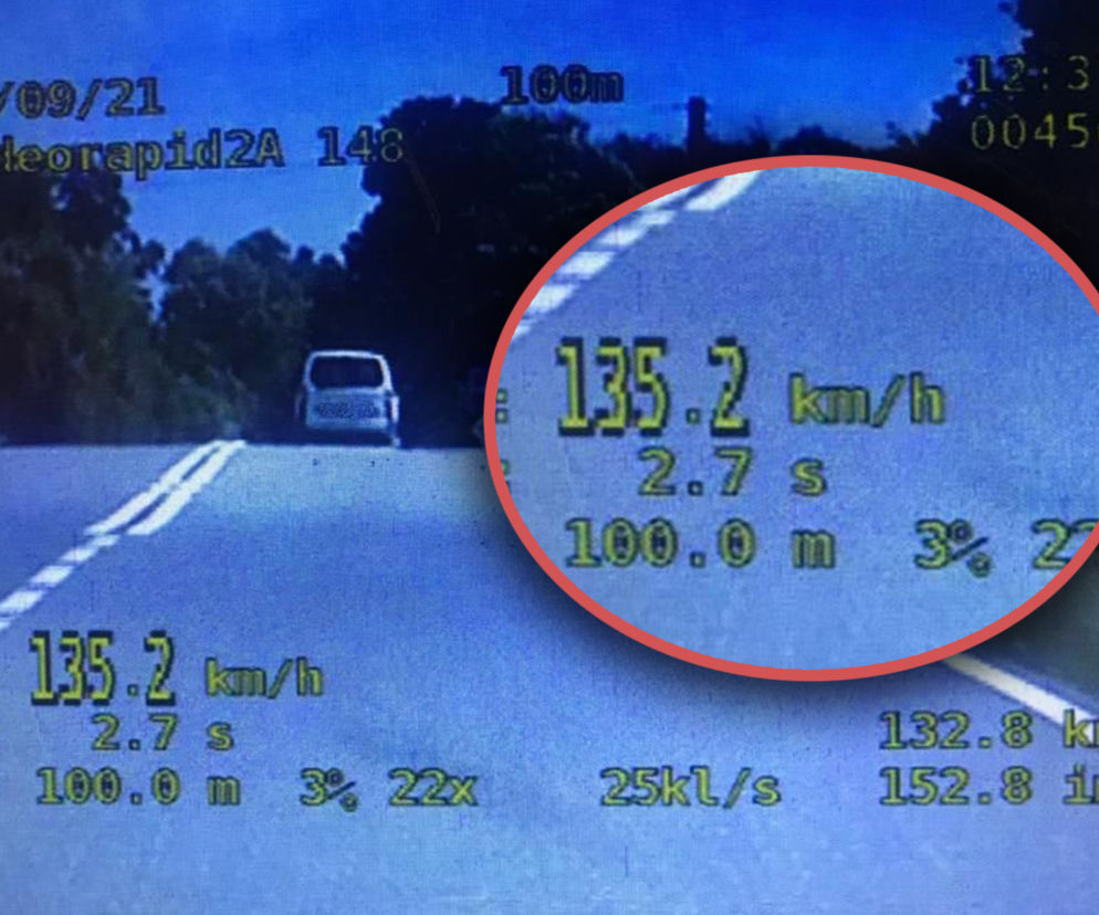 Jechał miastem, jak po autostradzie! Jego wybryk nagrała kamera