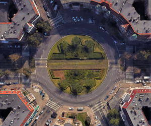 Szczecin w szczególe według Google Earth