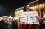 Protesty w Tbilisi