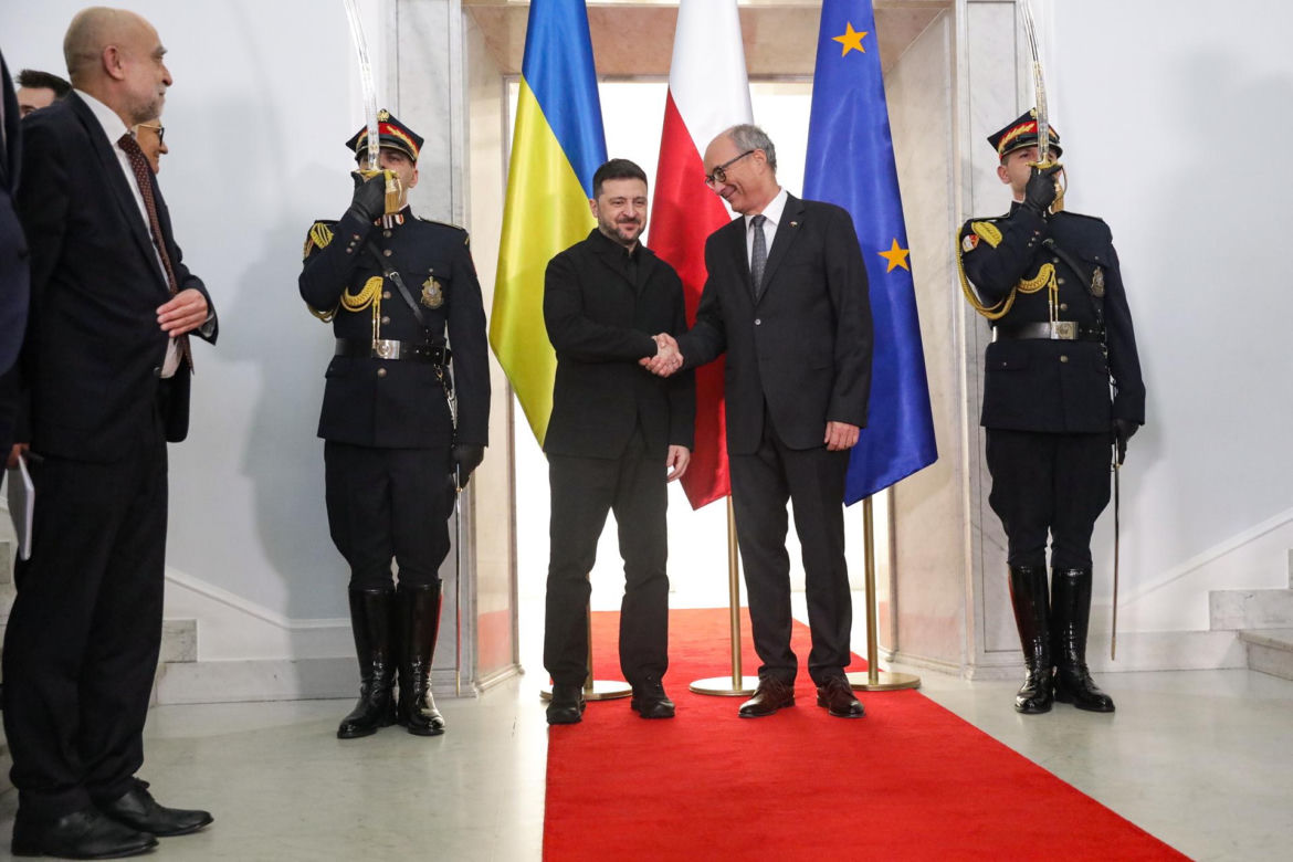 Wołodymyr Zełenski w polskim Sejmie