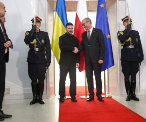 Wołodymyr Zełenski w polskim Sejmie