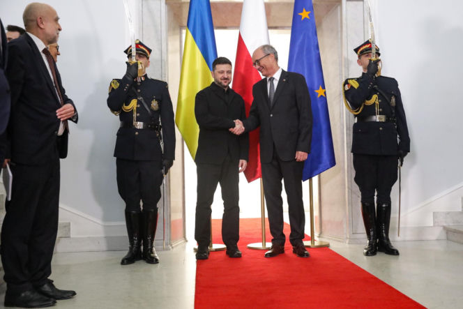 Wołodymyr Zełenski w polskim Sejmie