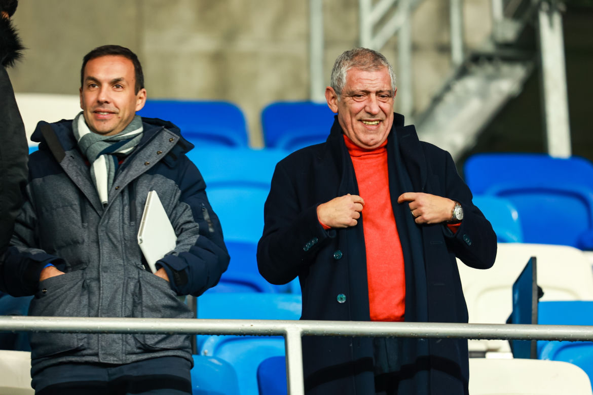 Fernando Santos na meczu w Płocku