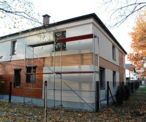 Elewacja z drewna