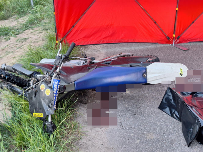 Potworne zderzenie motocyklistów. Ratownicy godzinę walczyli o życie 18-latka