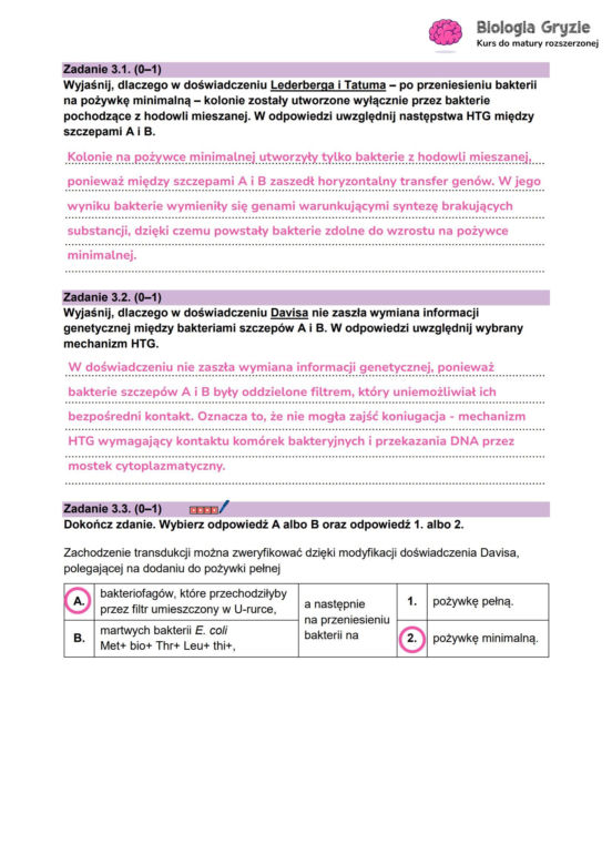 Matura 2026 biologia ROZSZERZONA: WSZYSTKIE odpowiedzi do arkusza CKE 8.05.2026