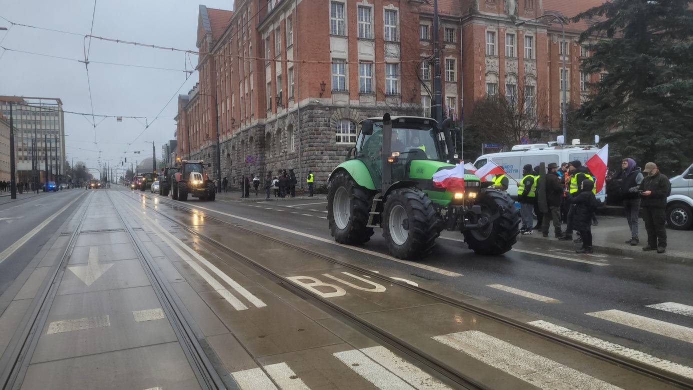 Protest rolników w Olsztynie, 20 lutego 