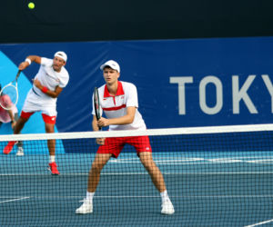  Łukasz Kubot z Hubertem Hurkaczem 