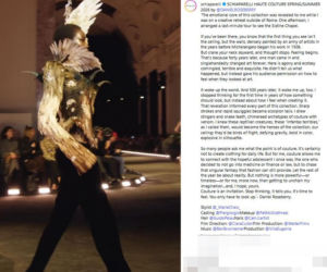 Tłum gwiazd  na pokazie Schaparelli