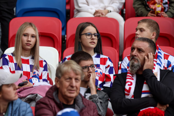 Górnik Zabrze - Lech Poznań: Zdjęcia kibiców i zawodników z meczu 8. kolejki PKO BP Ekstraklasy