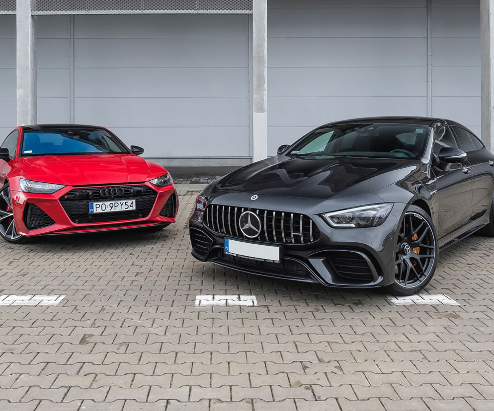 Audi RS7 Sportback 4.0 TFSI V8 vs. Mercedes-AMG GT 4-Door Coupe 63 S 4MATIC+