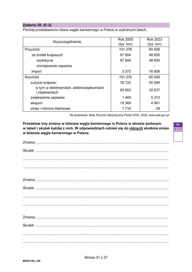 Matura próbna 2026: geografia rozszerzona ARKUSZE CKE + ODPOWIEDZI do ściągnięcia PDF, JPG