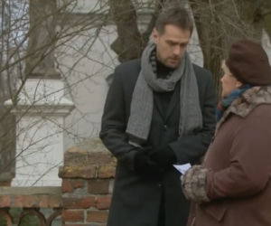	M jak miłość odc. 1065. Michał Łagoda (Paweł Okraska), Barbara Mostowiak (Teresa Lipowska)