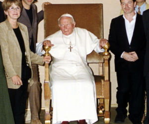Znani celebryci u Jana Pawła II