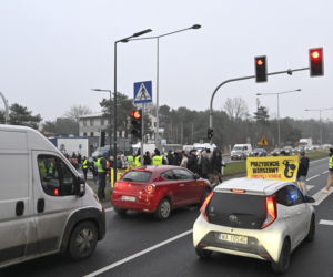 Mają dość korków, chcą buspas. W godzinach szczytu protestowali na pasach