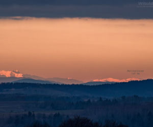 Piekne Tatry widziane z Podkarpacia