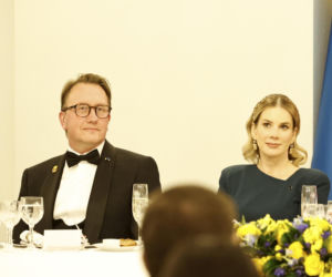 Obiad na cześć szwedzkiej pary królewskiej