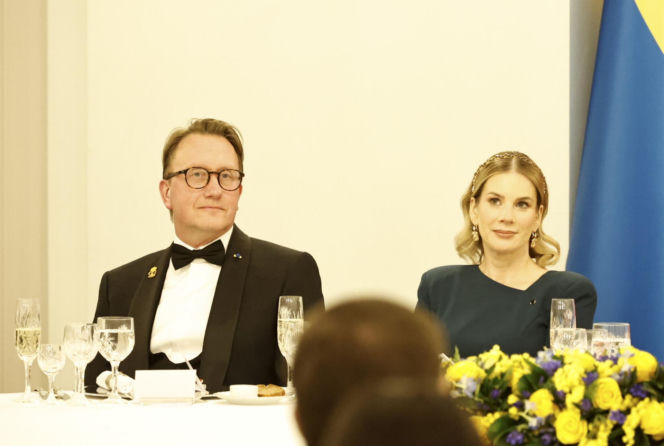 Obiad na cześć szwedzkiej pary królewskiej
