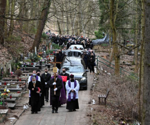 Pogrzeb Piotra Świąca w Gdańsku, 13.03.2021 r.
