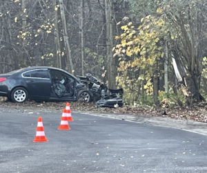 Auto rozwalone o drzewo. Nie żyje pasażerka, kierowca zwiał