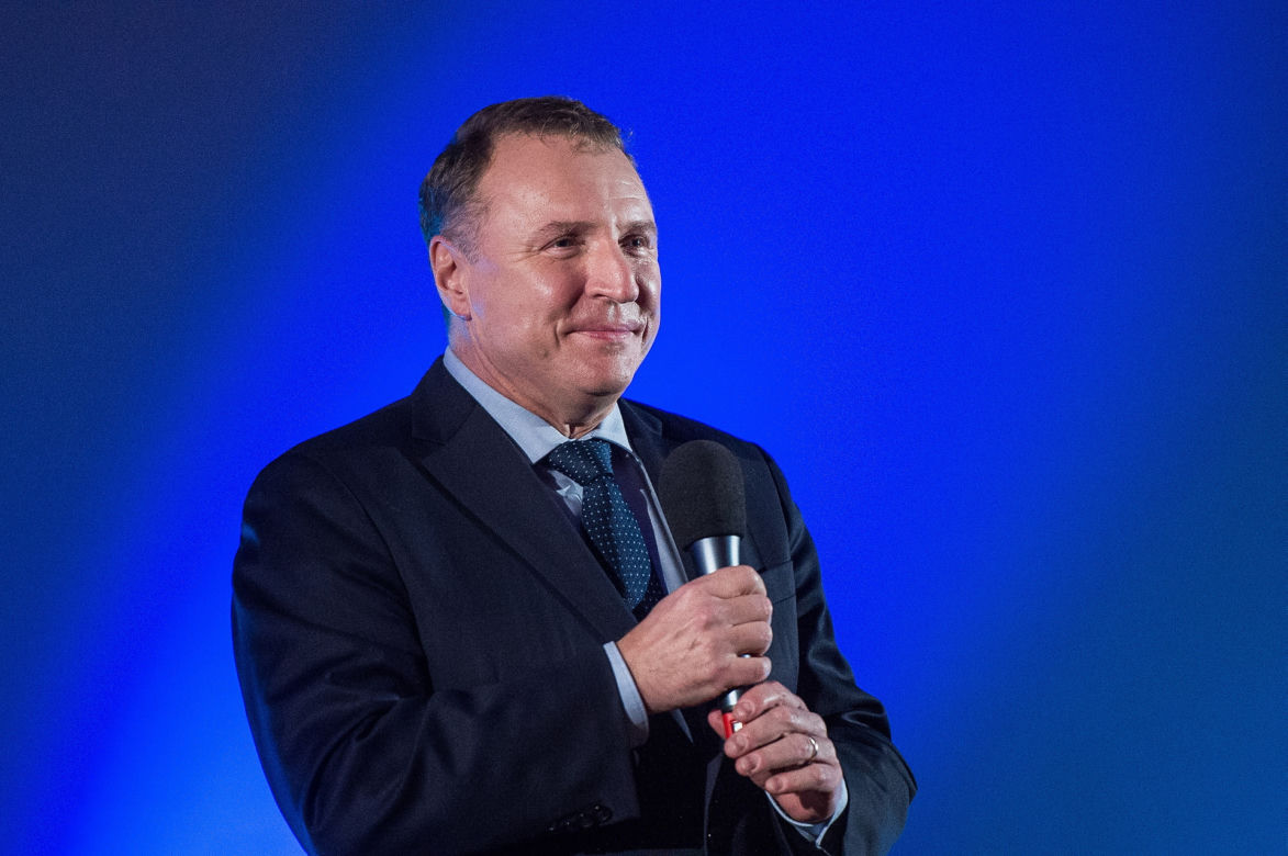 Jacek Kurski z żoną Joanną na premierze filmu „Marusarz. Tatrzański Orzeł”