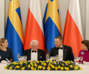 Obiad na cześć szwedzkiej królewskiej pary. Wiemy, co zaserwowano w Pałacu Prezydenckim królowi i królowej