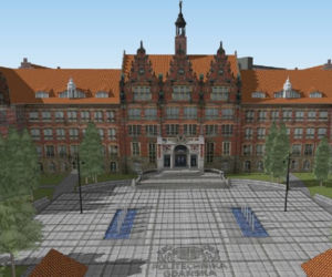 Tak będzie wyglądał dziedziniec przed gmachem Politechniki Gdańskiej