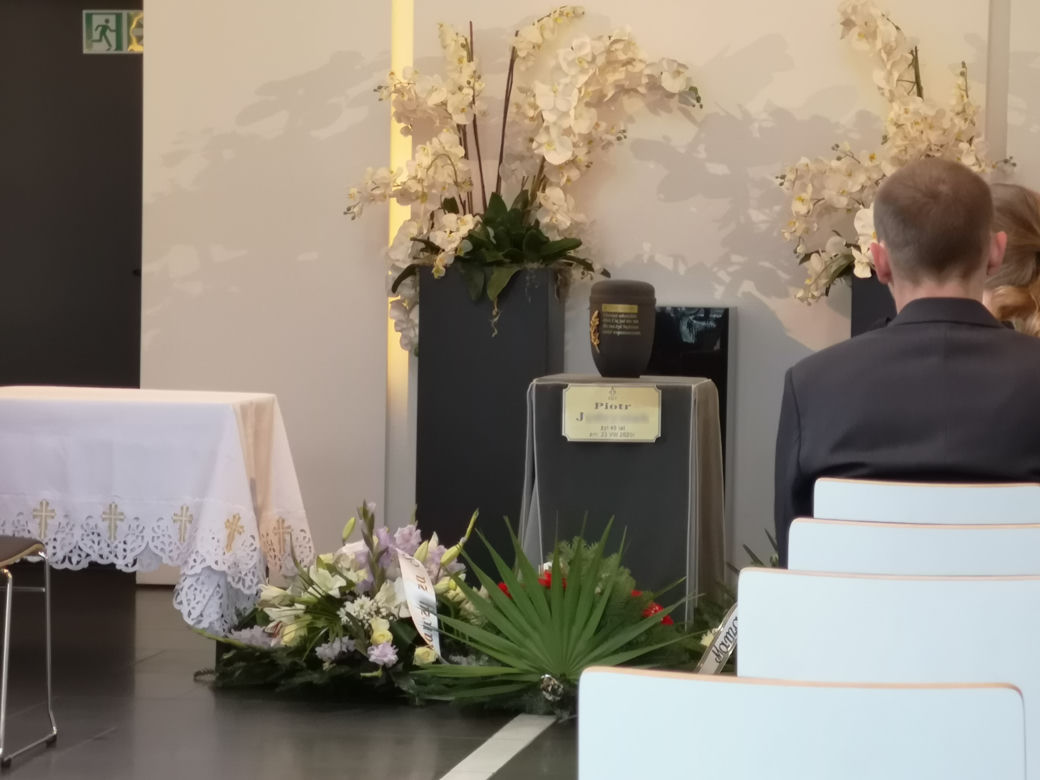 Pogrzeb Piotra J. zamordowanego na weselu w Markach