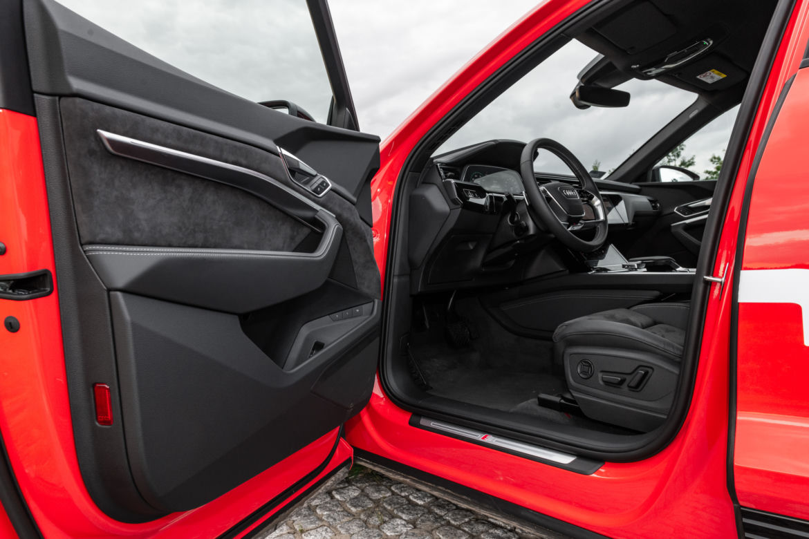 Wnętrze Audi e-tron Sportback 55 quattro S line