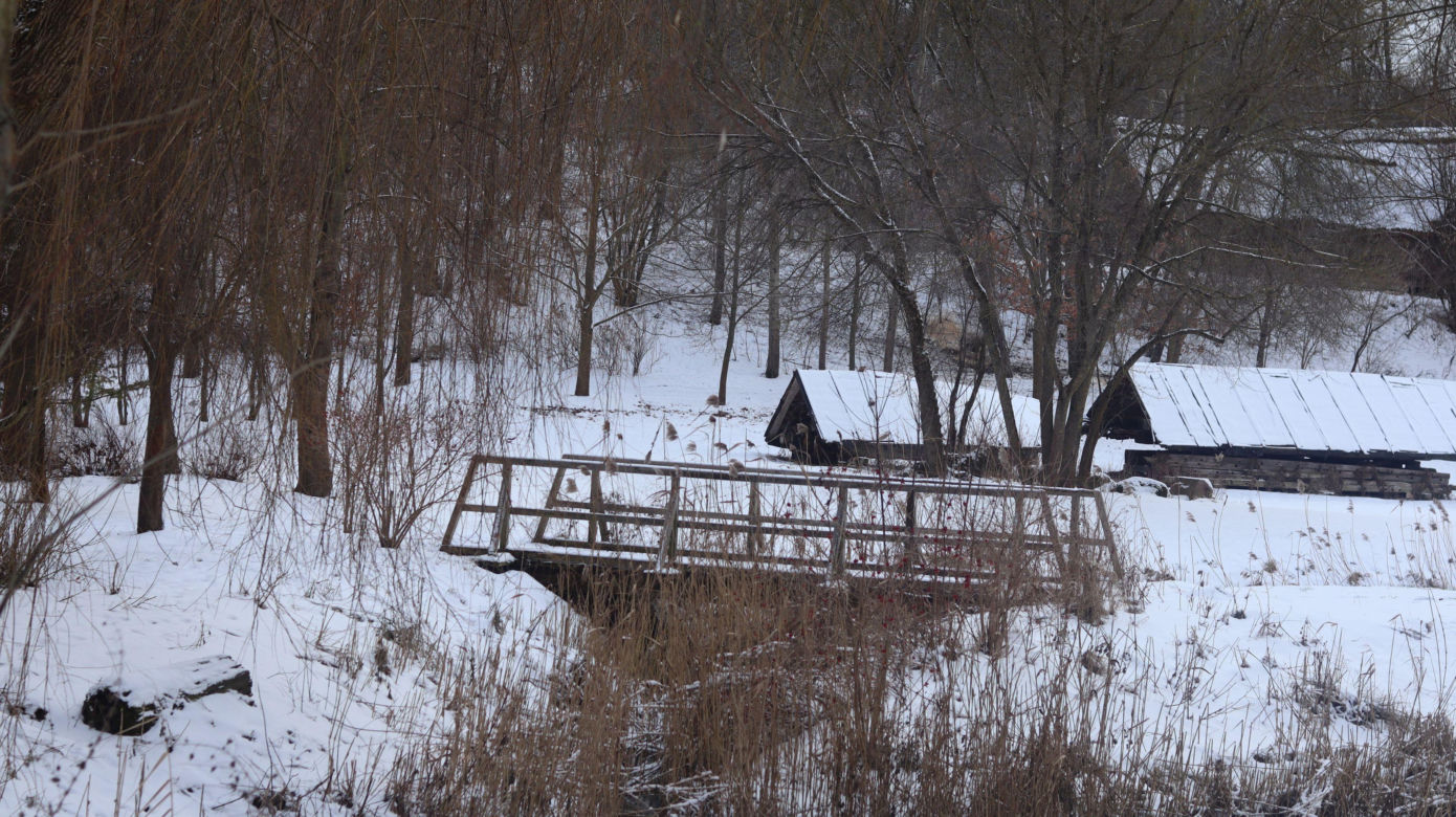 Cicho i wszędzie biało. Tak prezentuje się skansen w Lublinie w zimowej odsłonie! [GALERIA]