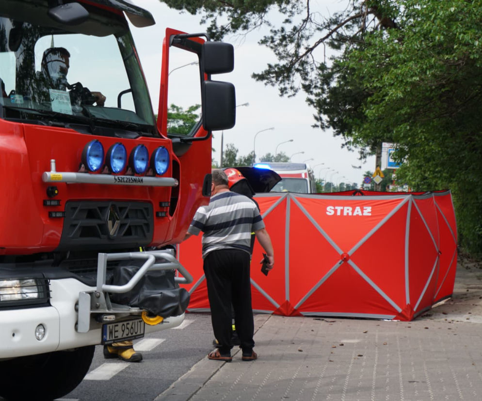 Śmiertelny wypadek z udziałem motocyklisty w Radości