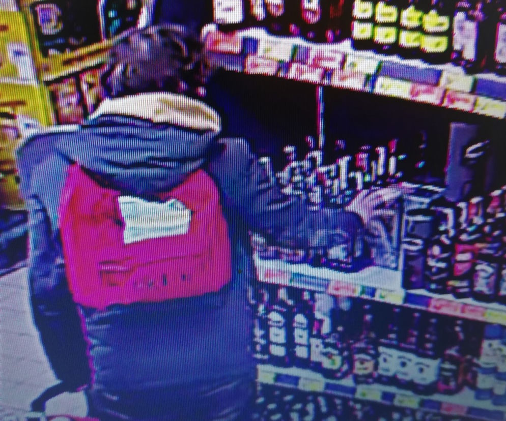 Policja z Wąbrzeźna poszukuje złodzieja alkoholu!