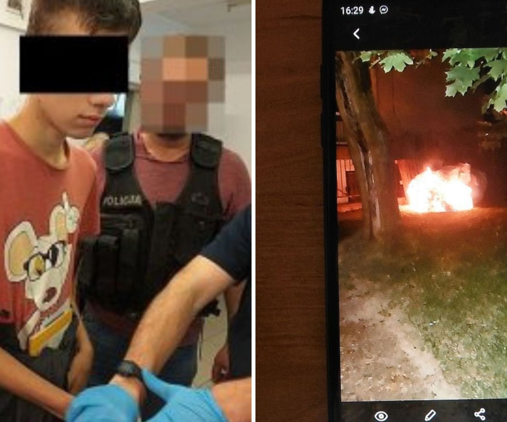 SERYJNY PODPALACZ zatrzymany! Ma 19 lat. LUBIŁ PATRZEĆ na akcje gaśnicze!