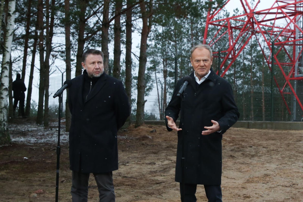 Premier Donald Tusk podziękował służbom na granicy z Białorusią. „Żeby świętować mógł ktoś, ktoś musi czuwać”