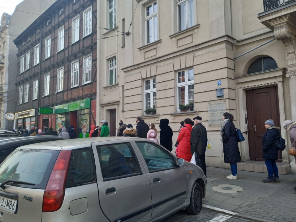 Kolejki za pączkami w Poznaniu