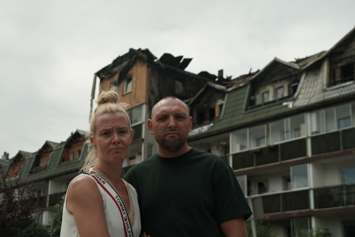 Pożar w Ząbkach zniszczył im życie. "Wyszliśmy, jak staliśmy"