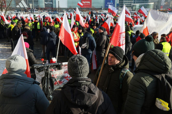 Protest rolników w Warszawie (9.01.2026)