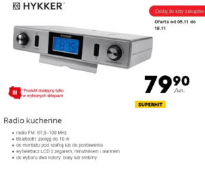 Radio kuchenne  - cena:79,90 zł