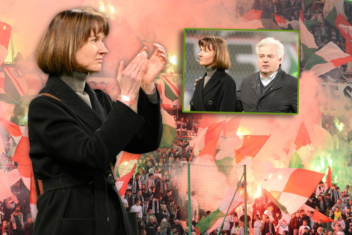 Legia - Zagłębie: Żona, brat i dzieci Jacka Magiery dziękują kibicom